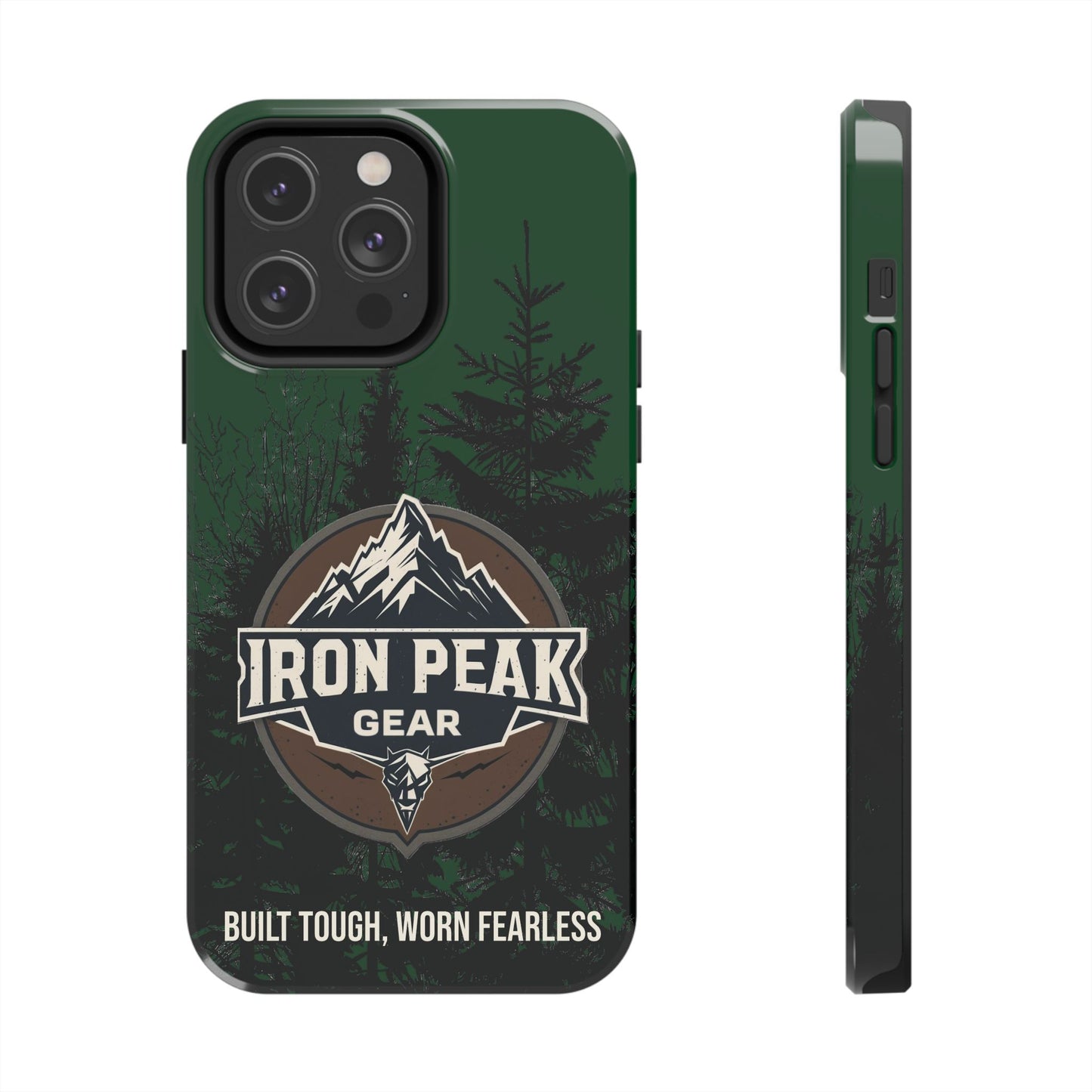 Iron Peak Gear Tough Phone Case - Durable Forest Design for Outdoor Enthusiasts