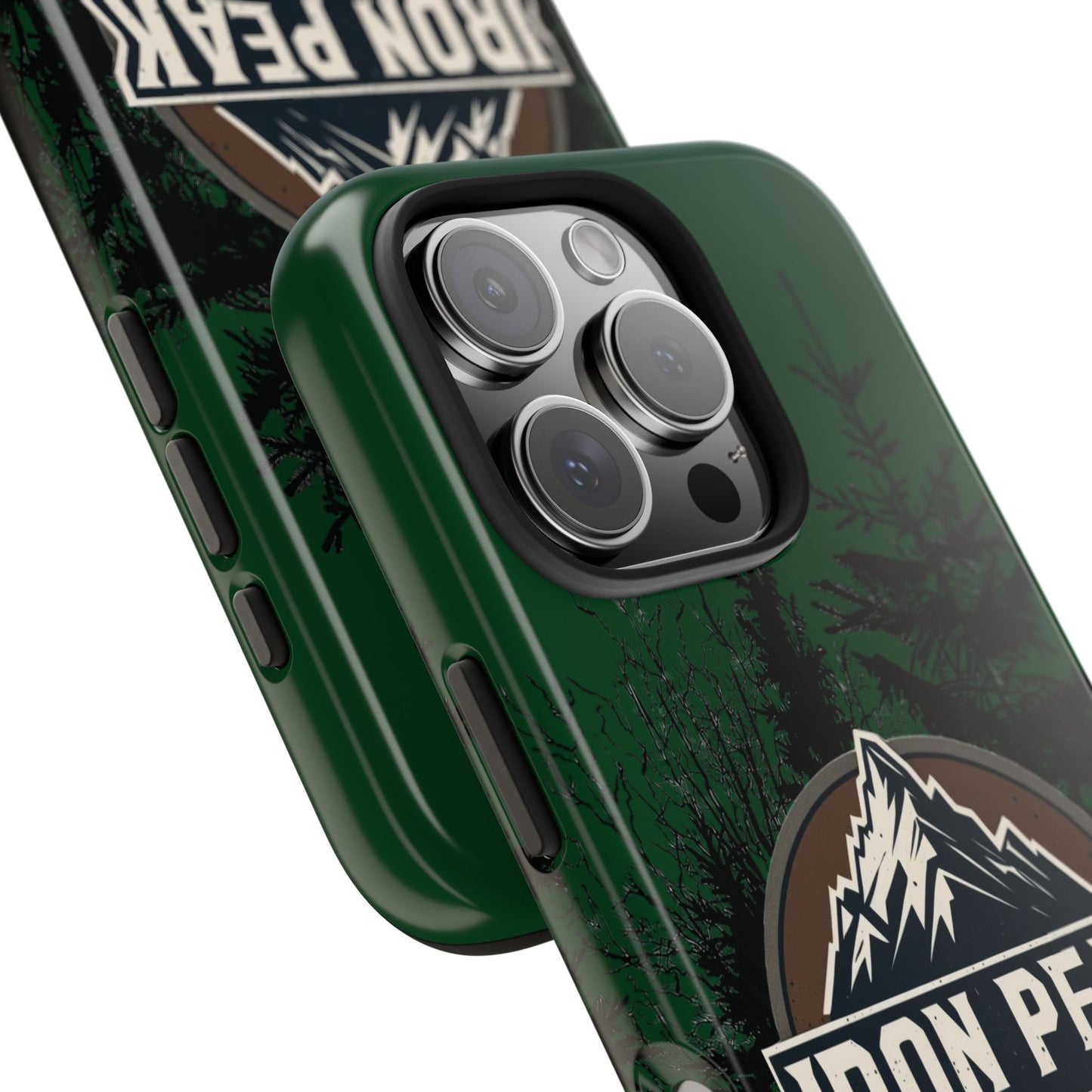 Iron Peak Gear Tough Phone Case - Durable Forest Design for Outdoor Enthusiasts