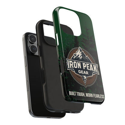 Iron Peak Gear Tough Phone Case - Durable Forest Design for Outdoor Enthusiasts