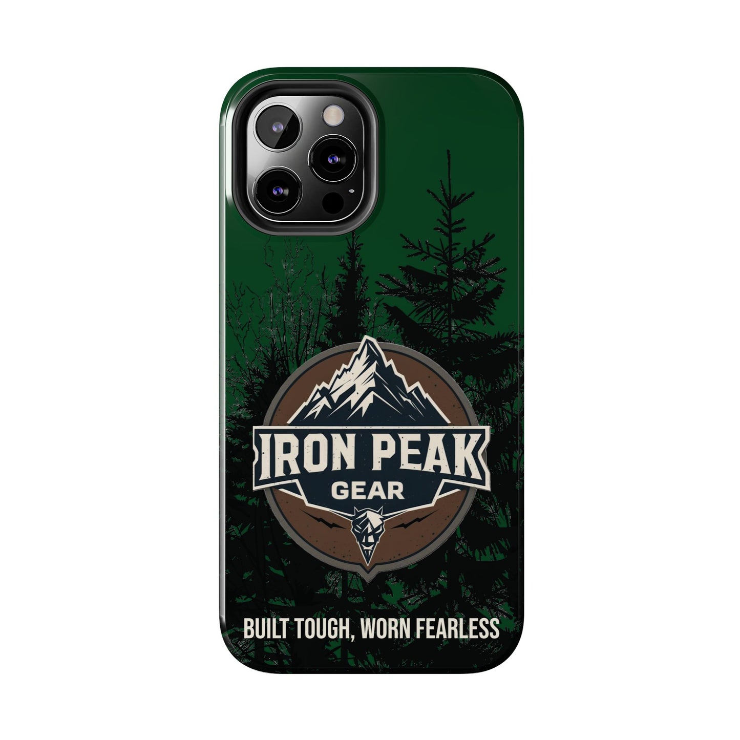 Iron Peak Gear Tough Phone Case - Durable Forest Design for Outdoor Enthusiasts