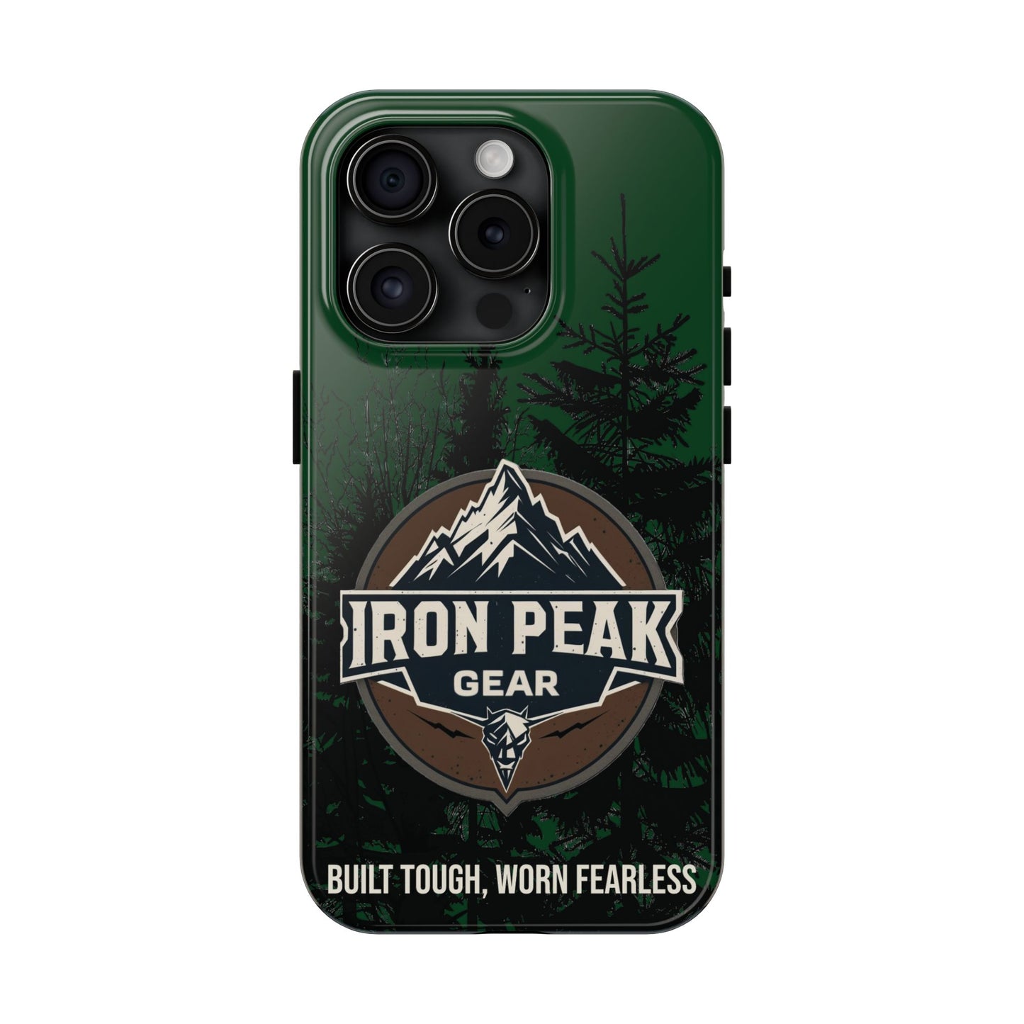 Iron Peak Gear Tough Phone Case - Durable Forest Design for Outdoor Enthusiasts