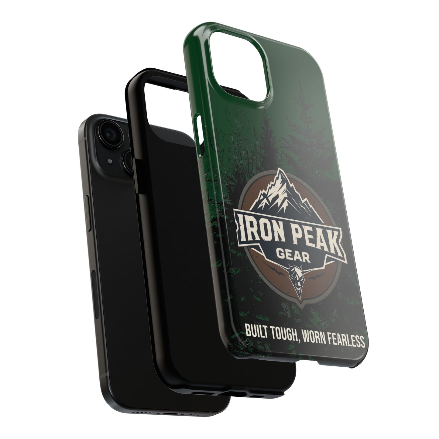 Iron Peak Gear Tough Phone Case - Durable Forest Design for Outdoor Enthusiasts