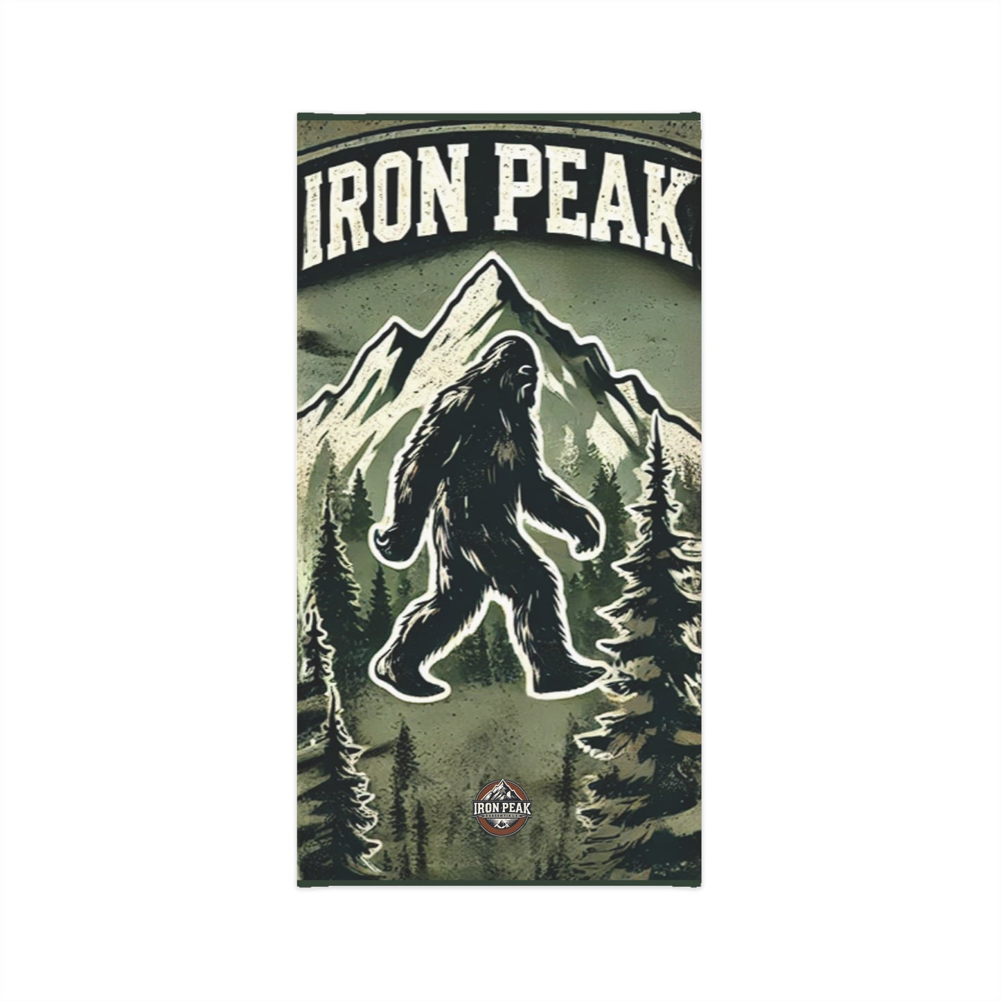 Iron Peak Midweight Neck Gaiter - Adventure Style with Bigfoot Design