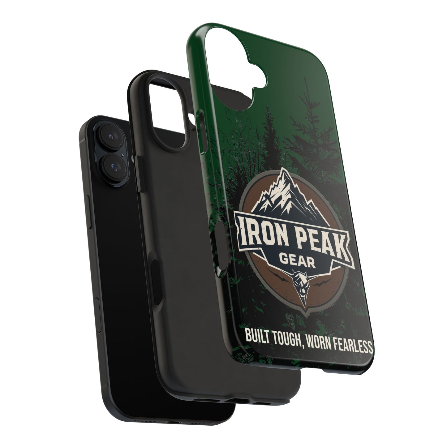 Iron Peak Gear Tough Phone Case - Durable Forest Design for Outdoor Enthusiasts