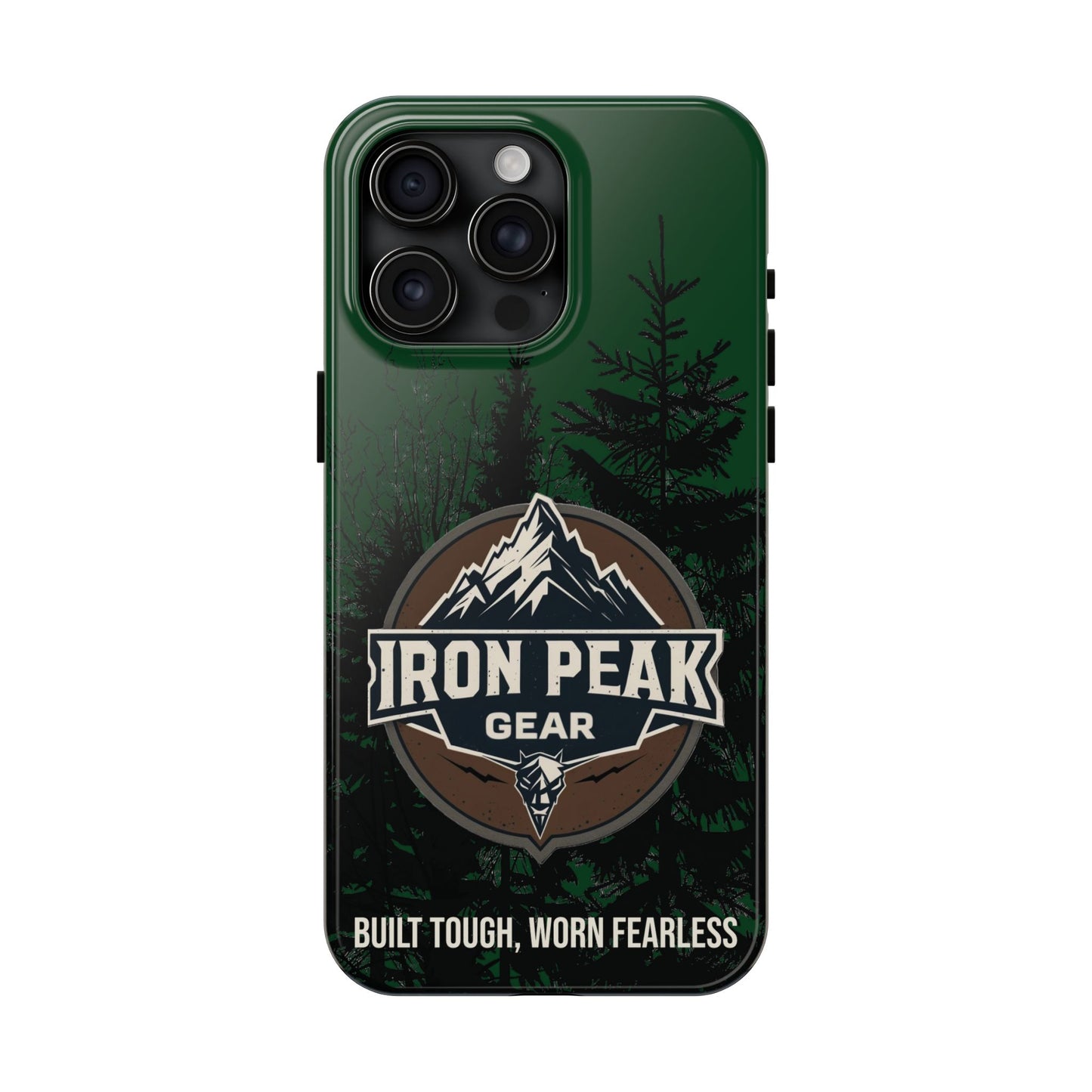 Iron Peak Gear Tough Phone Case - Durable Forest Design for Outdoor Enthusiasts