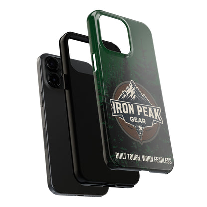 Iron Peak Gear Tough Phone Case - Durable Forest Design for Outdoor Enthusiasts