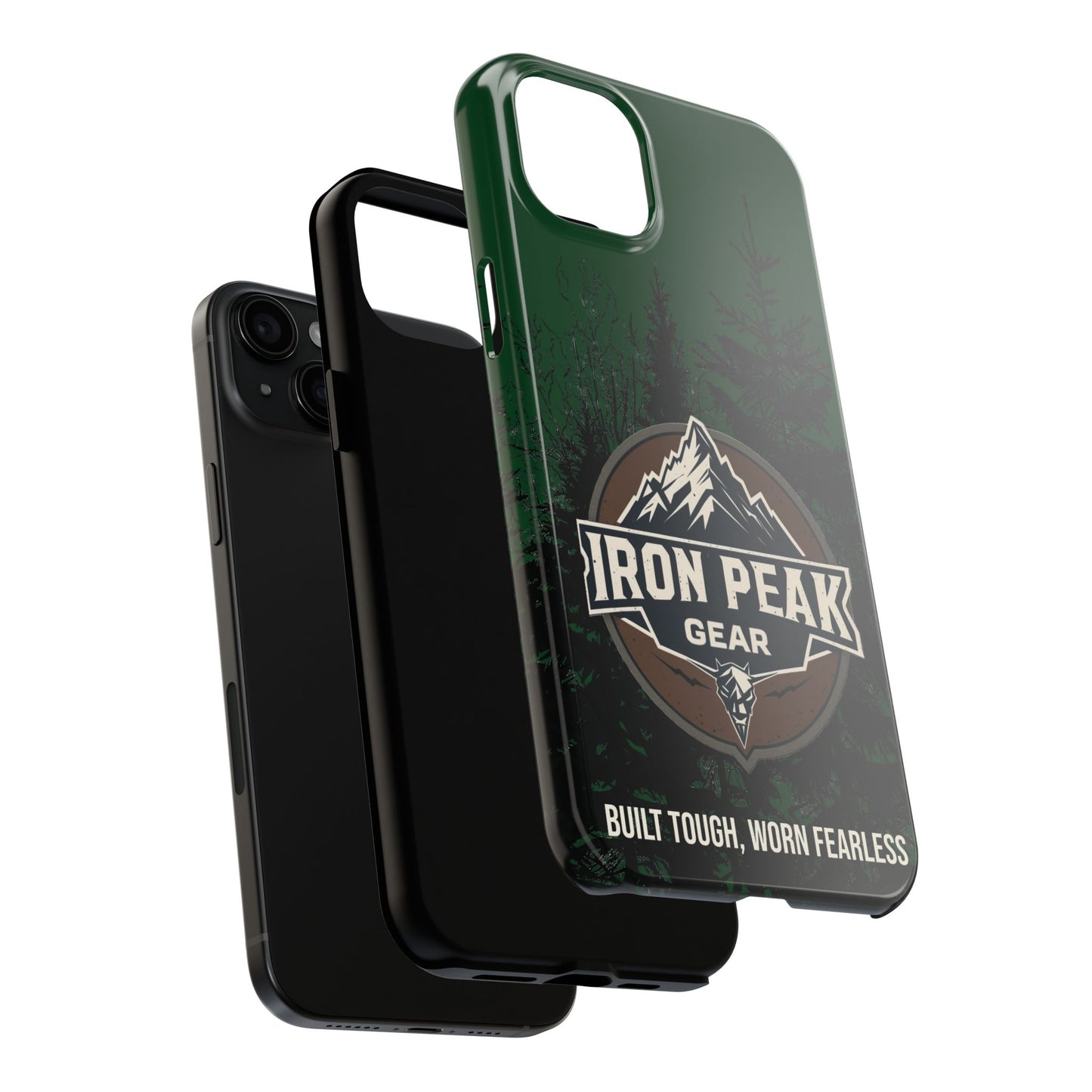 Iron Peak Gear Tough Phone Case - Durable Forest Design for Outdoor Enthusiasts