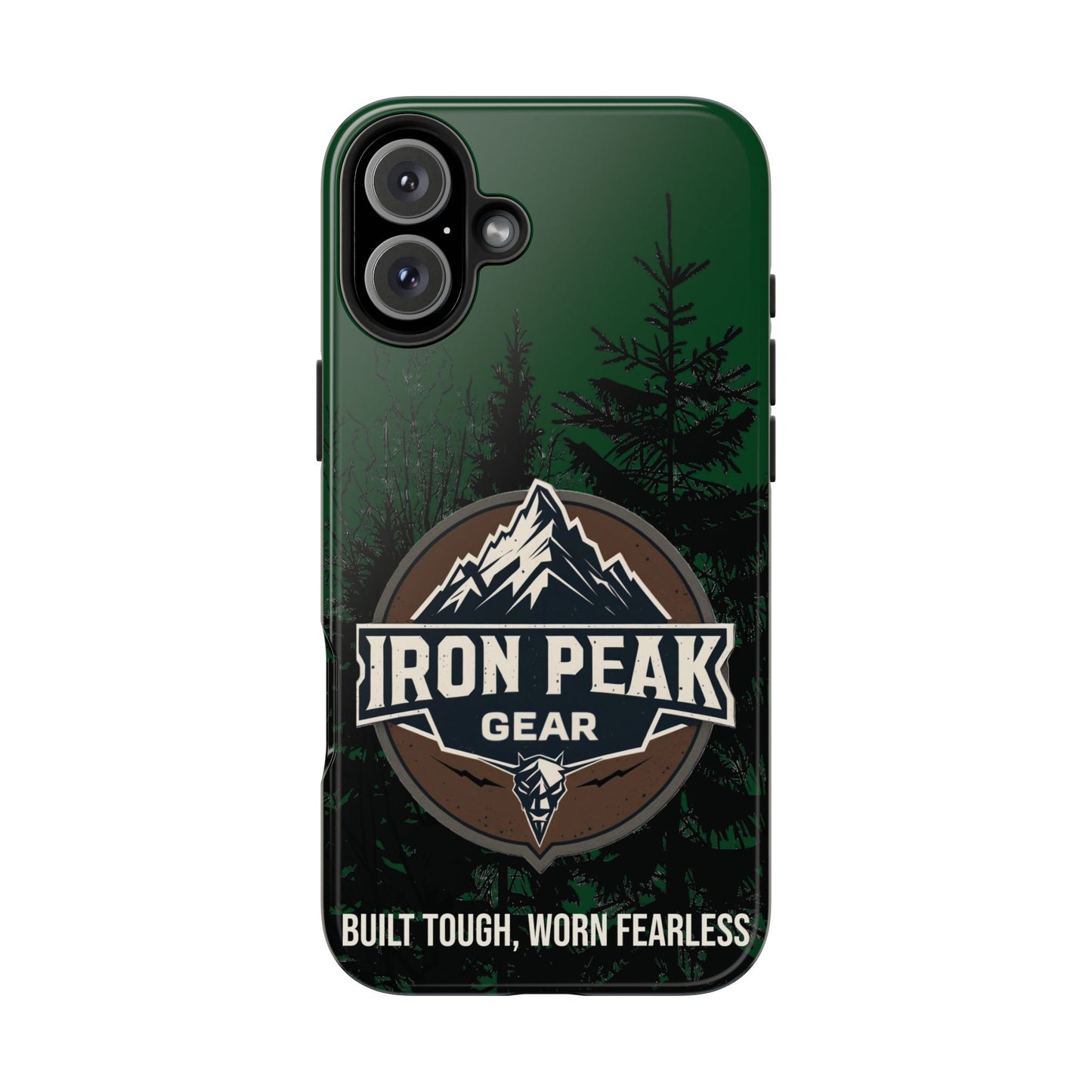 Iron Peak Gear Tough Phone Case - Durable Forest Design for Outdoor Enthusiasts