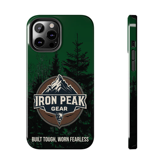 Iron Peak Gear Tough Phone Case - Durable Forest Design for Outdoor Enthusiasts