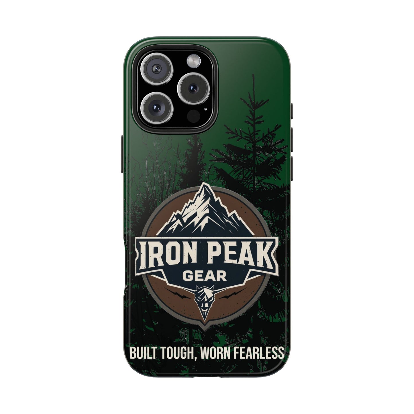 Iron Peak Gear Tough Phone Case - Durable Forest Design for Outdoor Enthusiasts