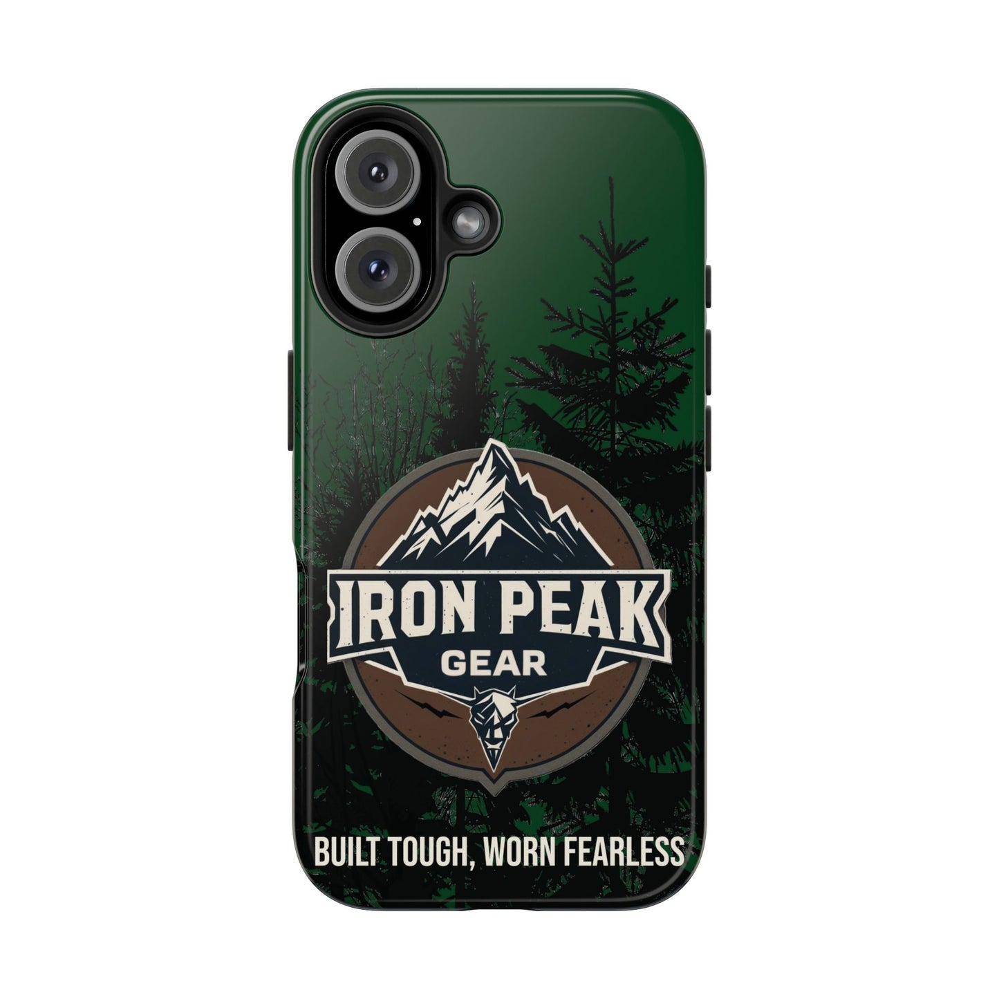 Iron Peak Gear Tough Phone Case - Durable Forest Design for Outdoor Enthusiasts