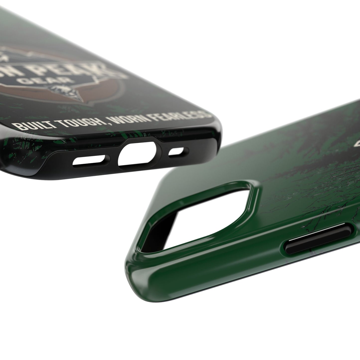 Iron Peak Gear Tough Phone Case - Durable Forest Design for Outdoor Enthusiasts