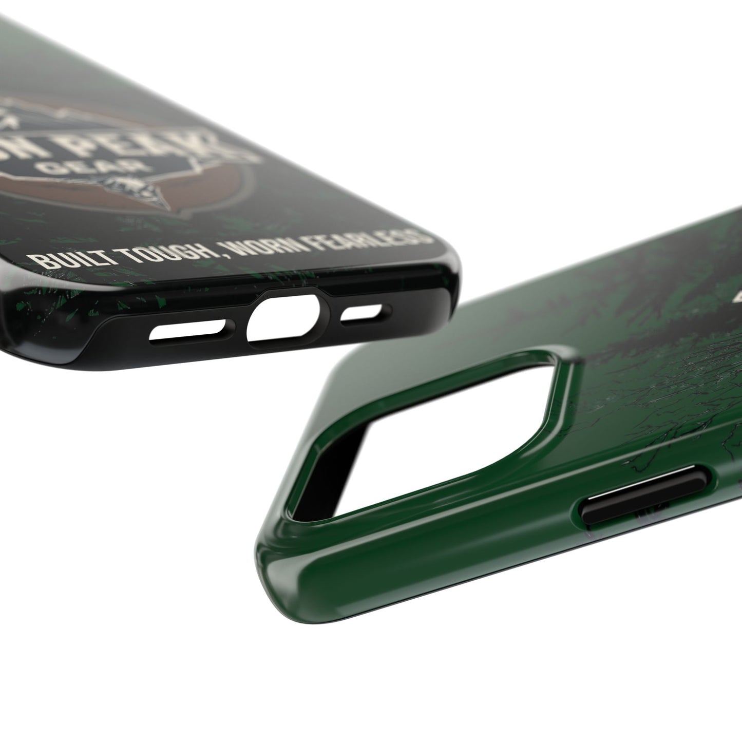 Iron Peak Gear Tough Phone Case - Durable Forest Design for Outdoor Enthusiasts