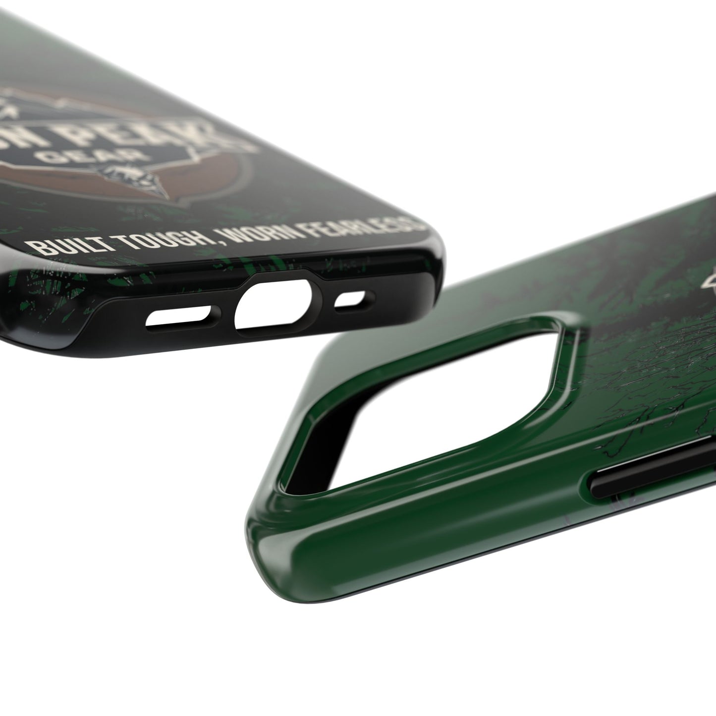 Iron Peak Gear Tough Phone Case - Durable Forest Design for Outdoor Enthusiasts