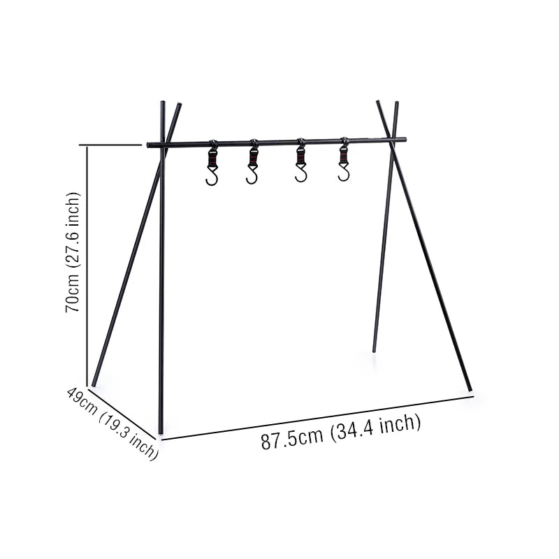 Indian Hanger – Portable Aluminum Alloy Hanging Rack for Camping