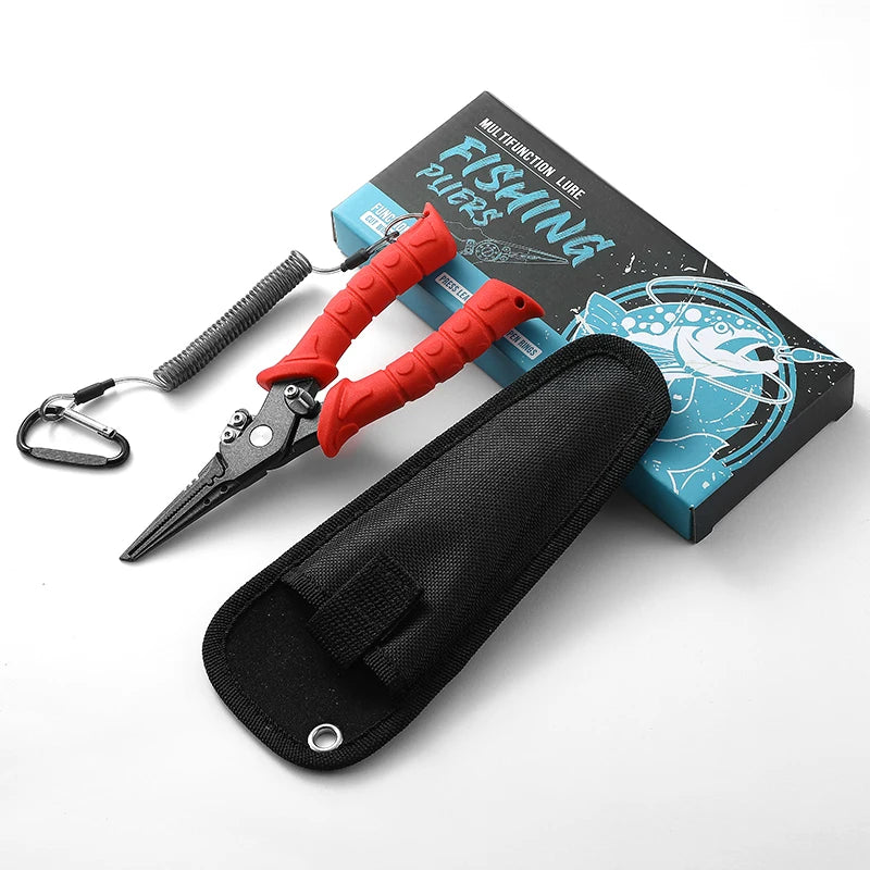 Multifunctional Fishing Pliers – Stainless Steel Line Cutter & Hook Remover