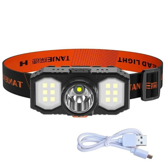 USB Rechargeable LED Headlamp – Waterproof, Powerful & Built for Outdoor Adventures