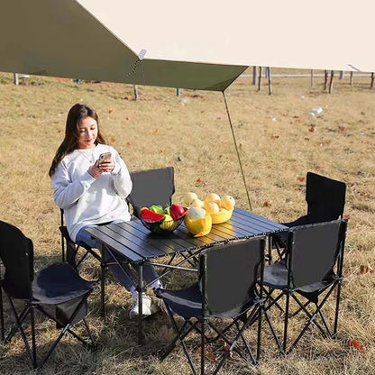 Portable Outdoor Folding Table – Easy-to-Install, Lightweight & Stable with Storage