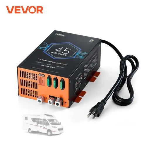 VEVOR RV Converter & Smart Battery Charger – Reliable 4-Stage Power Supply