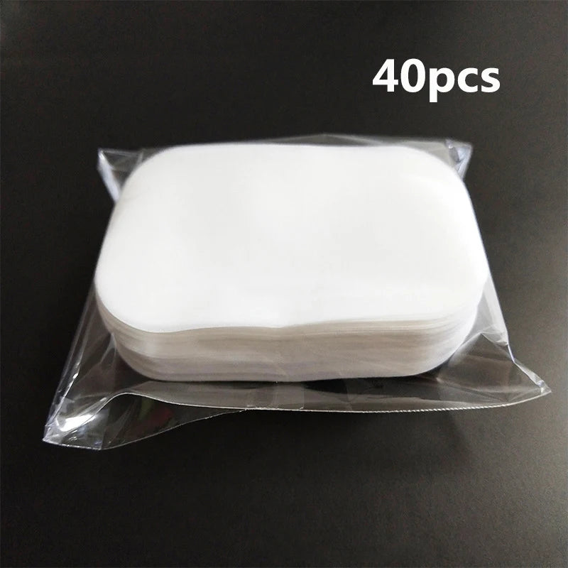 40/60/100 Pcs Soap Paper – Portable Hand Washing Sheets for Travel & Bath