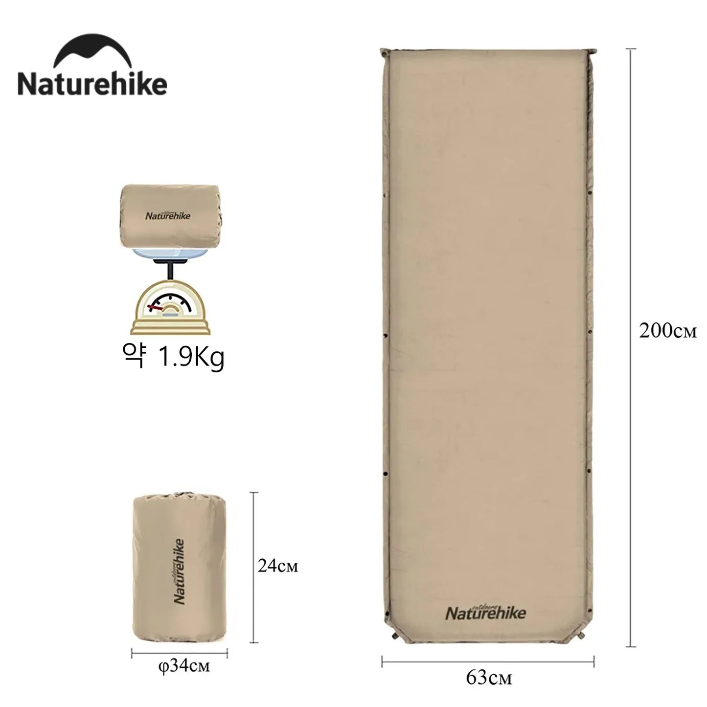 Naturehike Self-Inflating Sleeping Pad – Comfort & Durability for Every Adventure