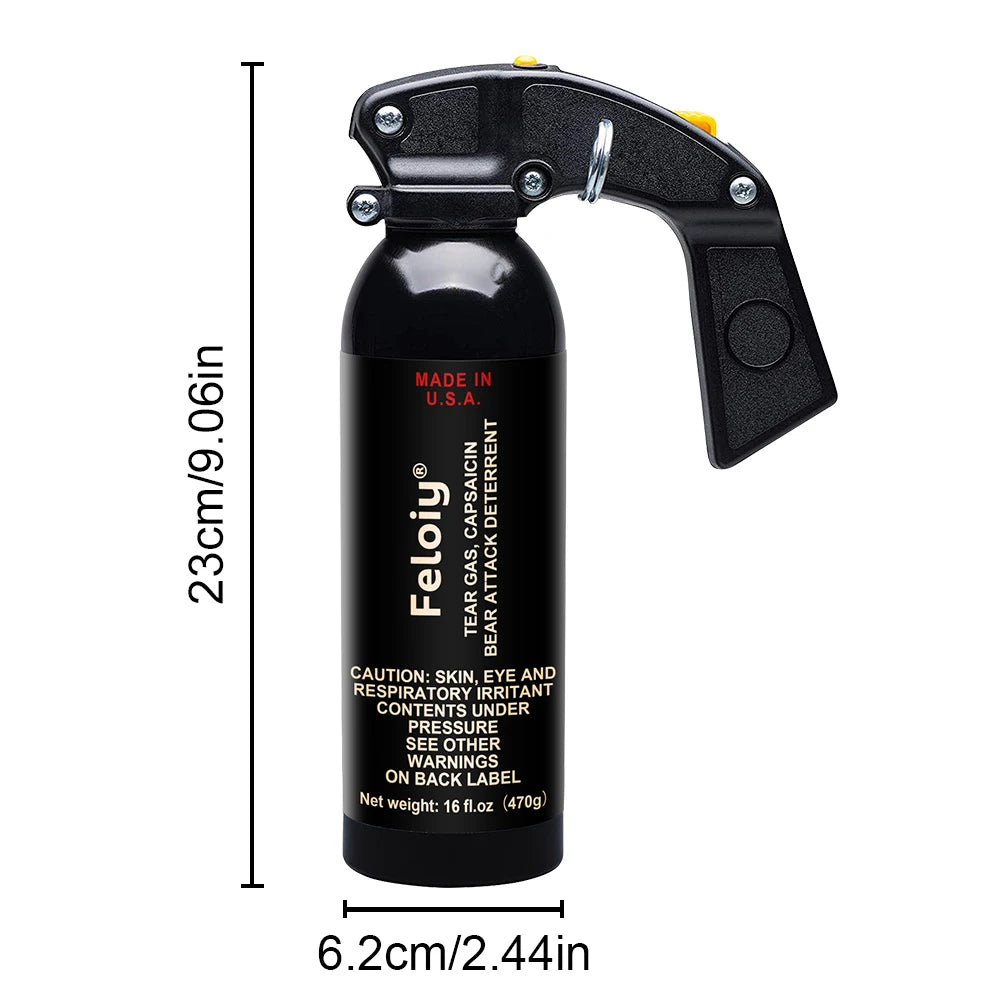 Bear Spray – Powerful Long-Range Protection, Wolf-Resistant Mist for Camping & Hunting