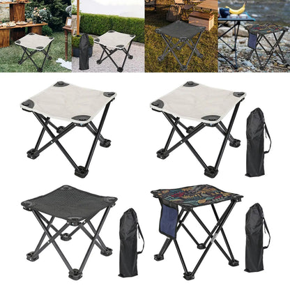 Foldable Camping Stool Collapsible Stool Lightweight Easy to Carry Heavy Duty