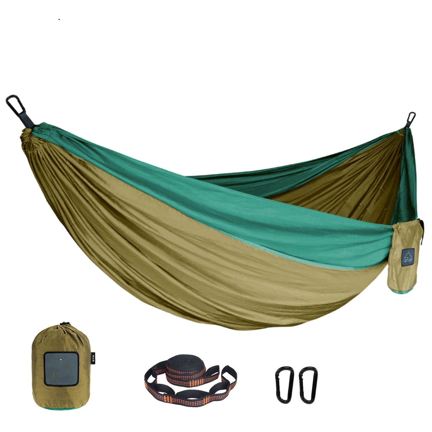 Single Person Outdoor Camping Hammock – High Strength Nylon Parachute Fabric