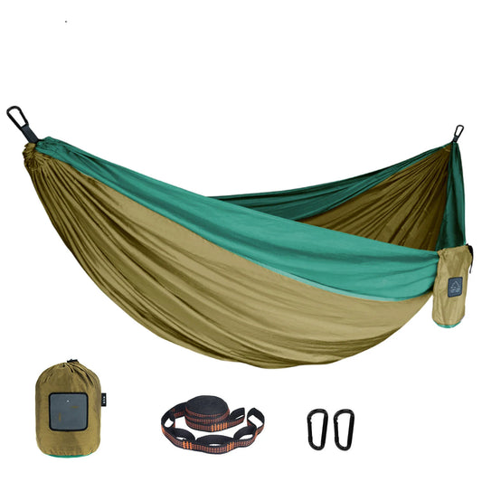 Single Person Outdoor Camping Hammock – High Strength Nylon Parachute Fabric