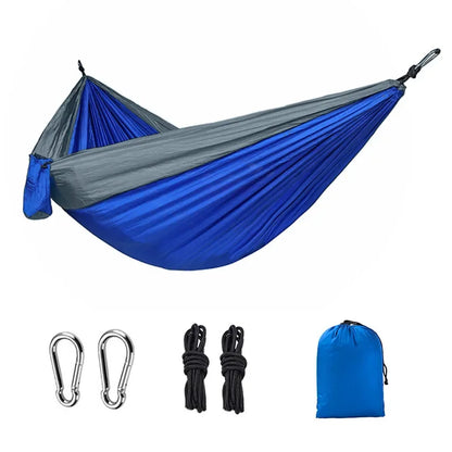 Single Person Outdoor Camping Hammock – High Strength Nylon Parachute Fabric