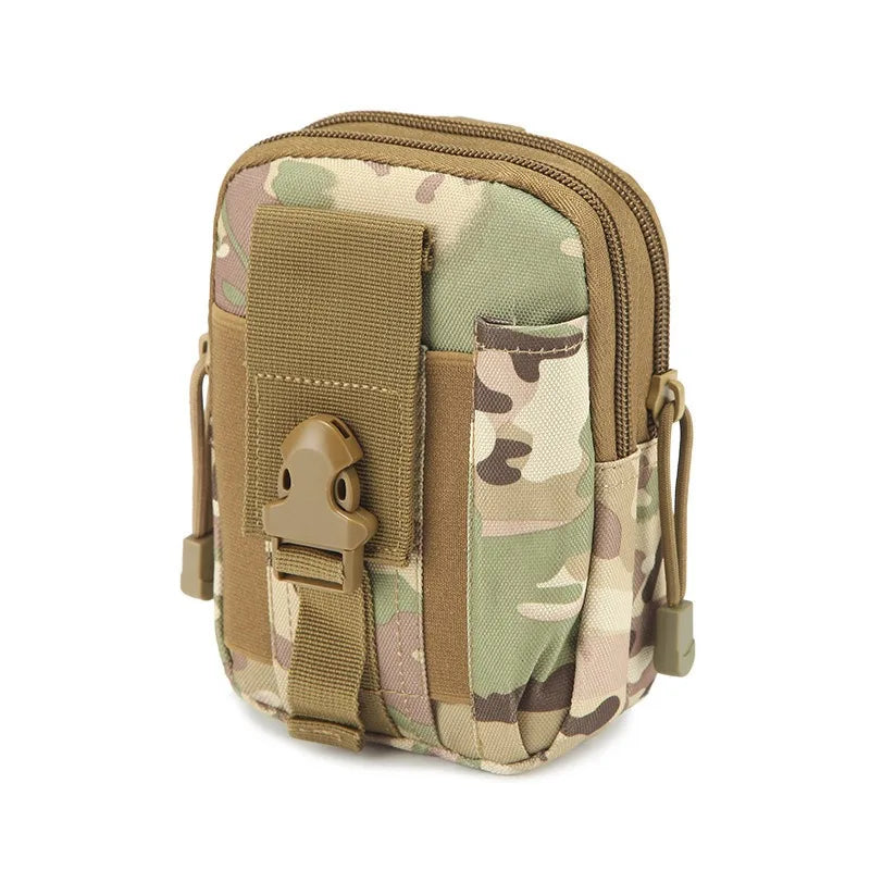 Tactical MOLLE Waist Pouch – EDC Utility Bag for Hunting, Camping, Tools & Phone Storage