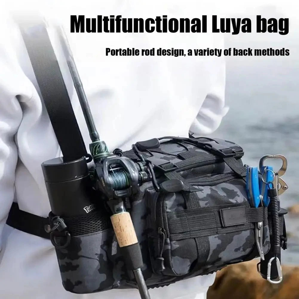 Fishing Tackle Shoulder Bag – The Ultimate Portable Storage for Your Fishing Gear!