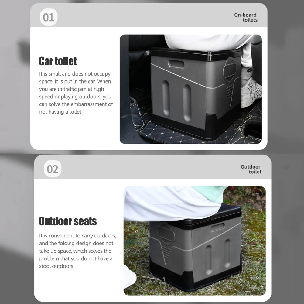 Portable Folding Toilet – Compact, Durable & Travel-Friendly