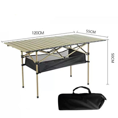 Portable Outdoor Folding Table – Easy-to-Install, Lightweight & Stable with Storage