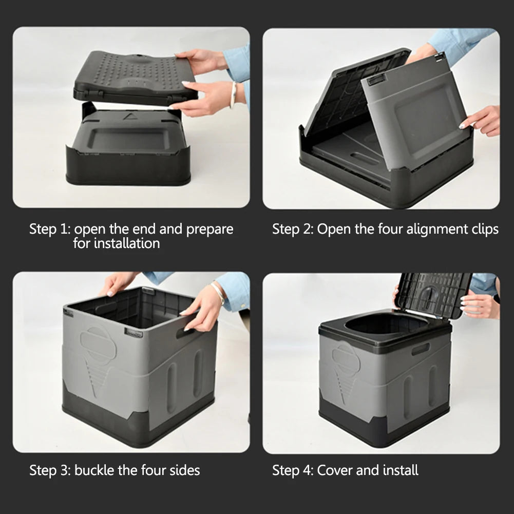 Portable Folding Toilet – Compact, Durable & Travel-Friendly