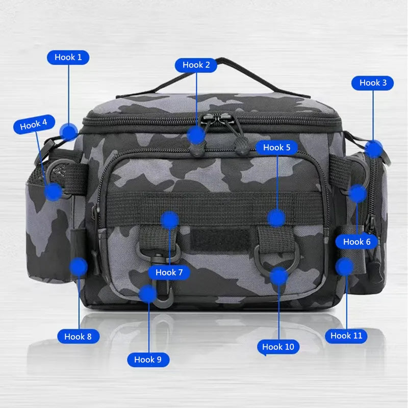 Fishing Tackle Shoulder Bag – The Ultimate Portable Storage for Your Fishing Gear!