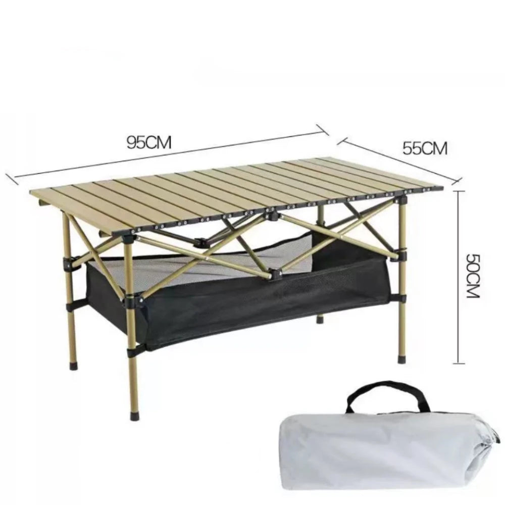 Portable Outdoor Folding Table – Easy-to-Install, Lightweight & Stable with Storage