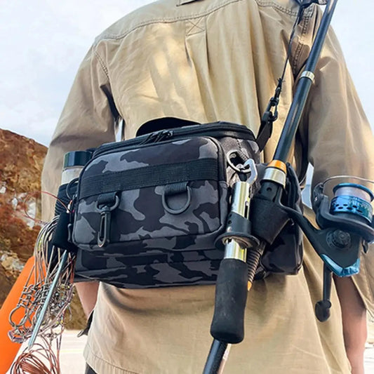 Fishing Tackle Shoulder Bag – The Ultimate Portable Storage for Your Fishing Gear!