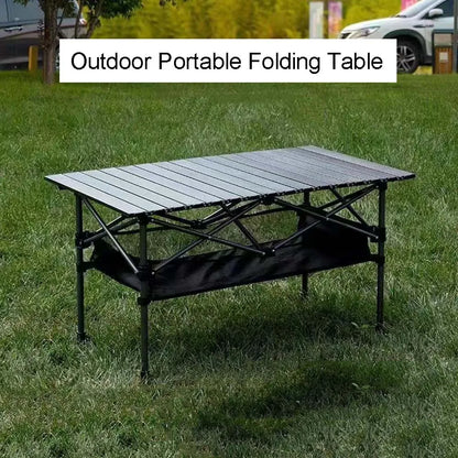 Portable Outdoor Folding Table – Easy-to-Install, Lightweight & Stable with Storage