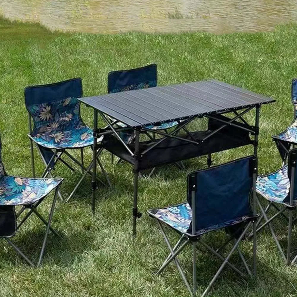 Portable Outdoor Folding Table – Easy-to-Install, Lightweight & Stable with Storage